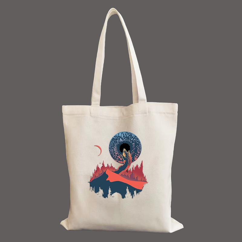 Women Bags Dune - Anime Frank Arrakis Dune Einkaufstaschen für