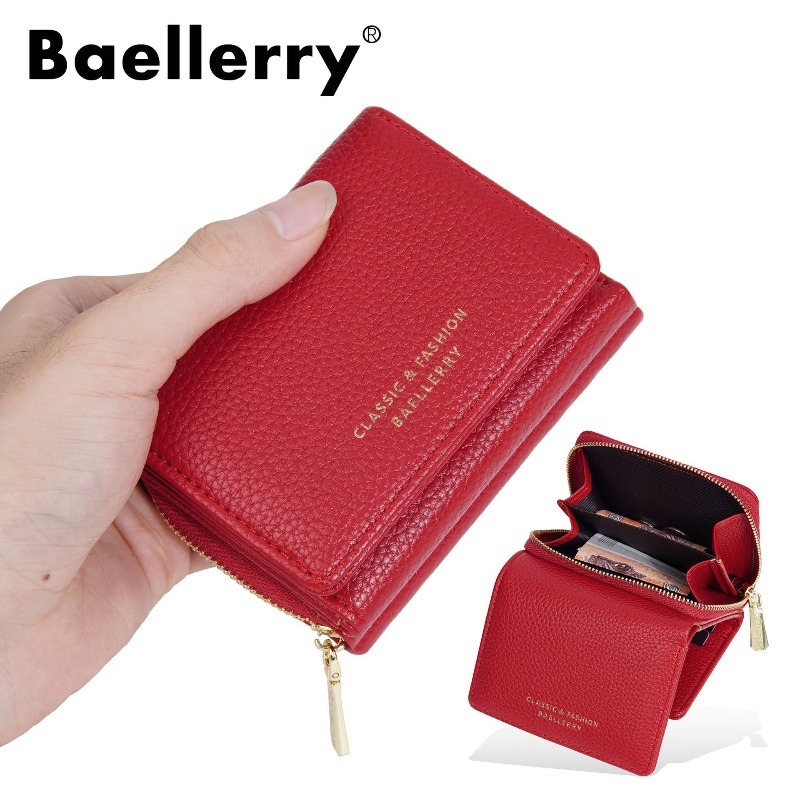 Women Bags Flipkart - Baellerry Damen Kurze 3-Fach Geldbörse aus