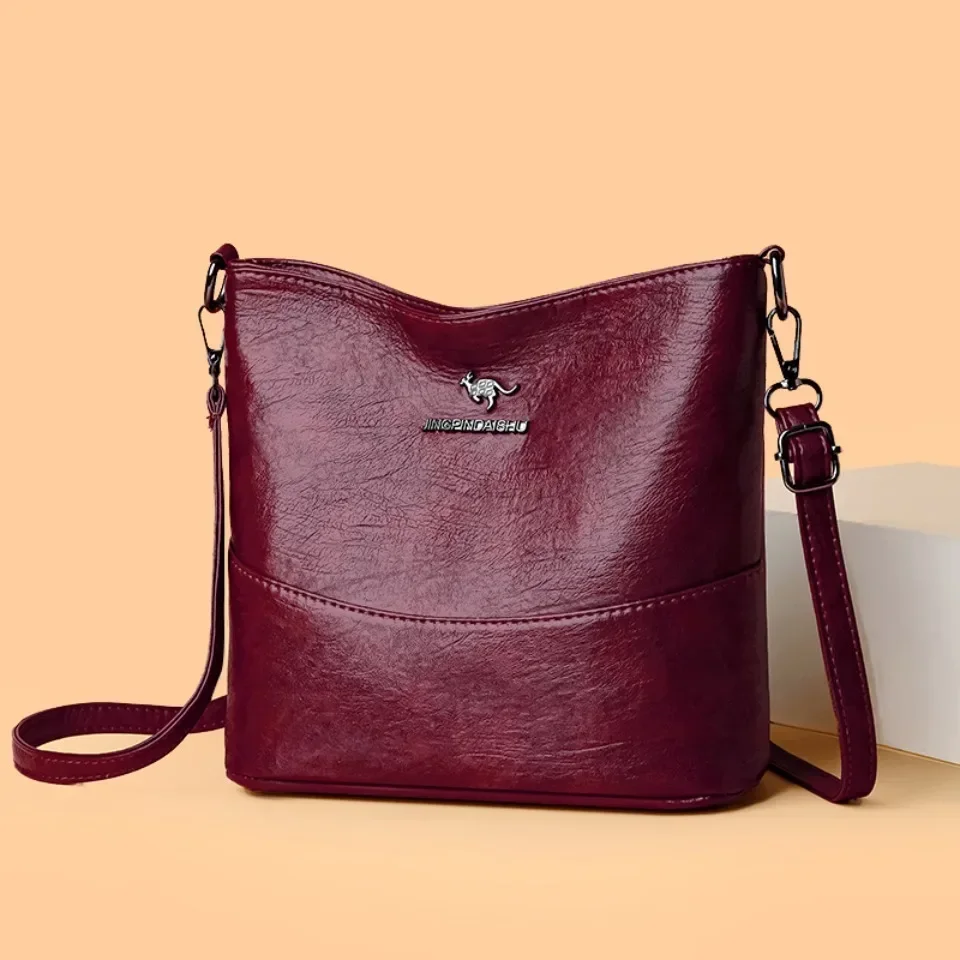 Women'S Kangaroo Bags - Weiche Pu-Leder Umhängetasche für Frauen Luxus