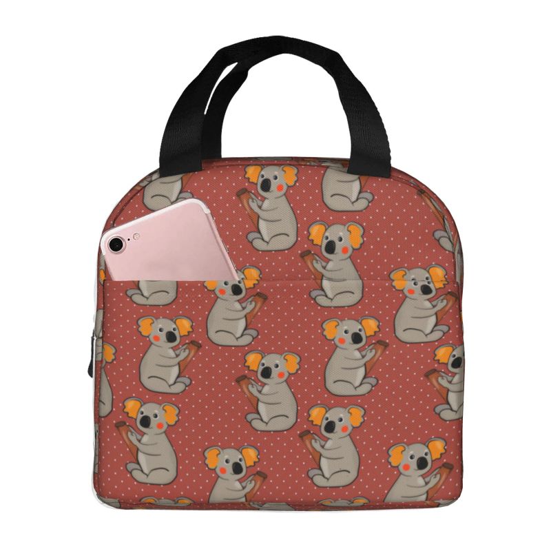 Women Bags In Australia - Isolierte Lunch-Tragetasche mit Koala-Bär-Motiv aus Australien