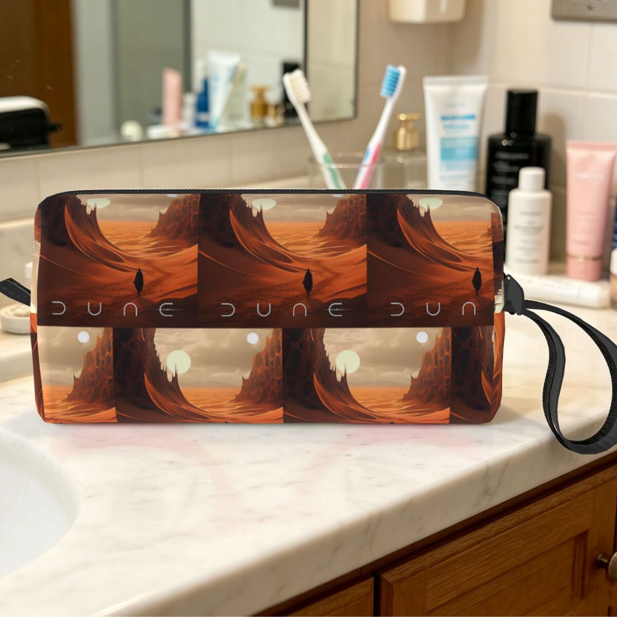 Women Bags Dune - Dune 2020 Fan Art Make-up-Tasche, Kosmetik-Organizer,