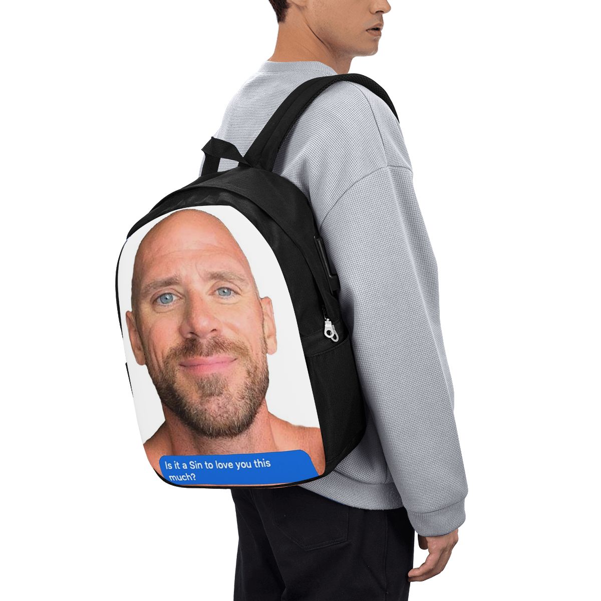 Women Bags For Women - Johnny Sins Flirty Text Bubble Rucksack,