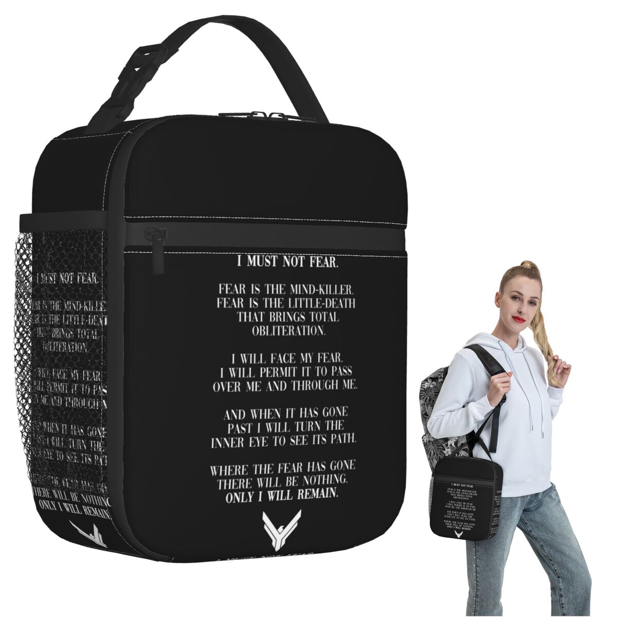 Women Bags Dune - Litany Against Fear Dune 2020 Quote