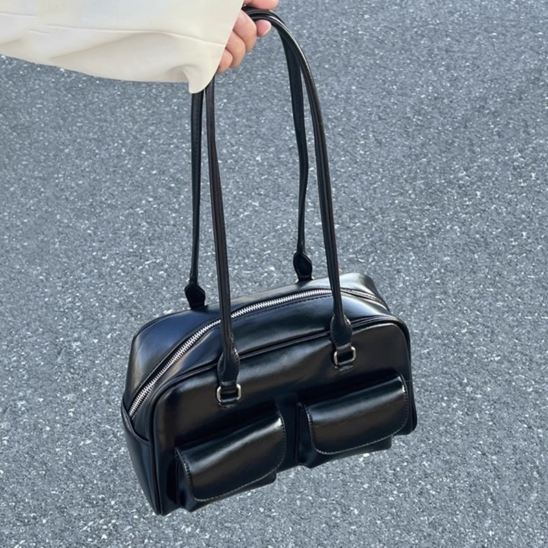 Women Bags Wholesale - Damen Schicke Alltags-Handtasche Koreanische Lässige Einfarbige