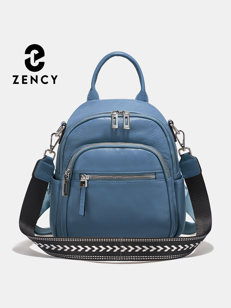Women Bags For Work - Zency Kleiner Rucksack aus echtem Leder,