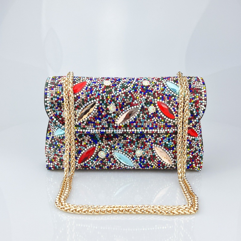 Women'S Evening Bags - Neue hochwertige Unterarm-Clutch mit Strasssteinen, eingelegten