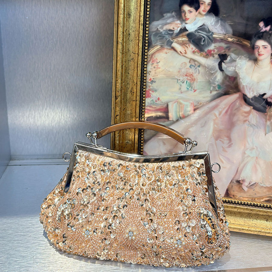 Women Bags Wholesale - Trendige Vintage chinesische Kleidertasche bestickter Schal