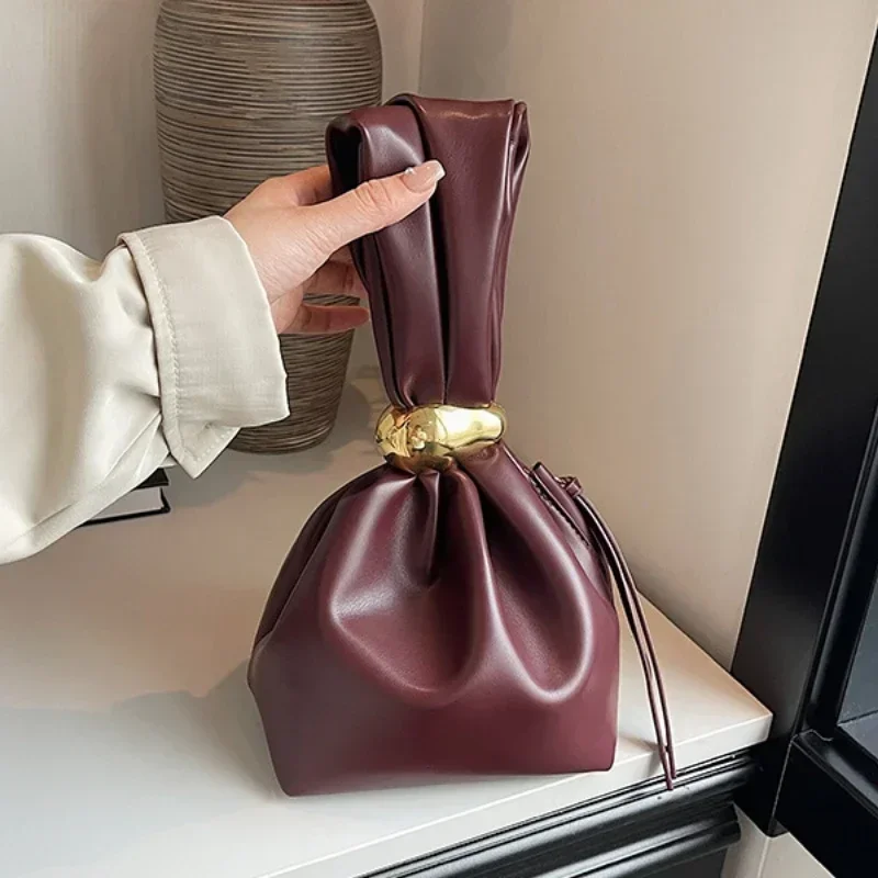 Einfarbige PU-Leder-Clutch-Tas – Women'S Evening Bags Bewertung und Preis