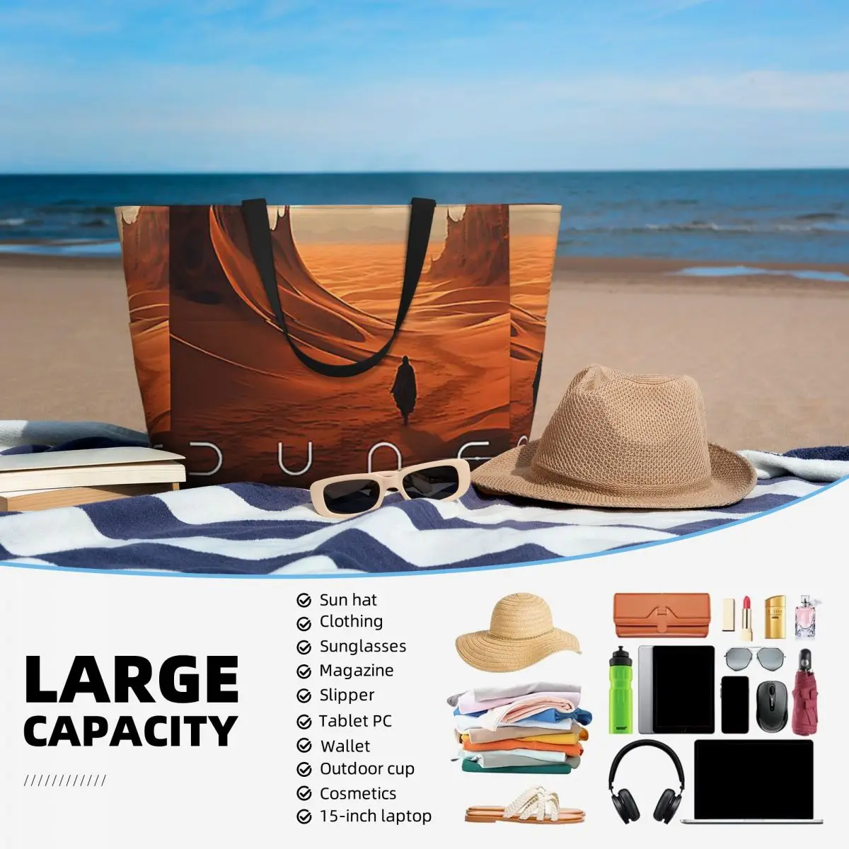 Dune 2020 Fan Art Strandtasche – Women Bags Dune Bewertung und Preis