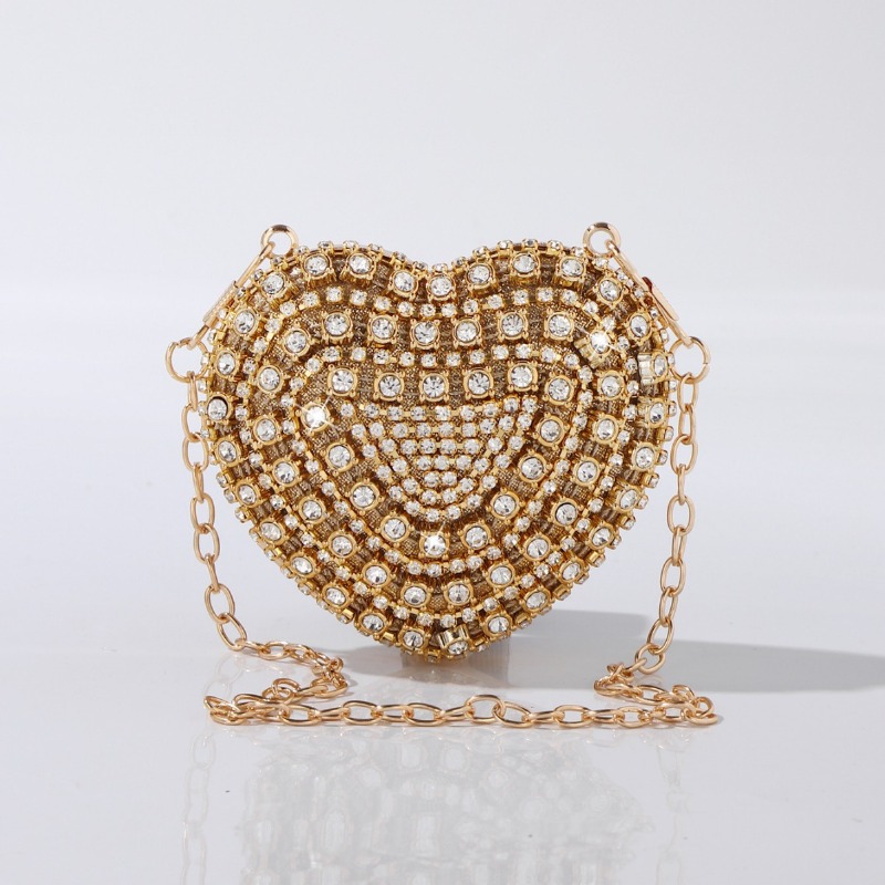 Mini herzförmige Diamantfassun – Women'S Evening Bags Bewertung und Preis