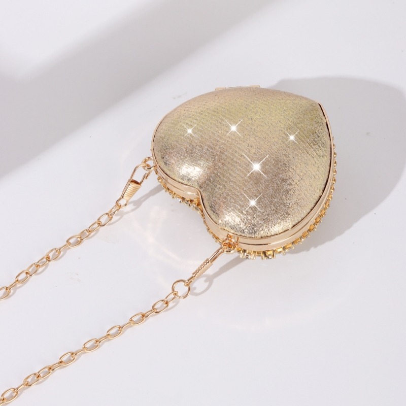 Mini herzförmige Diamantfassun – Women'S Evening Bags Bewertung und Preis