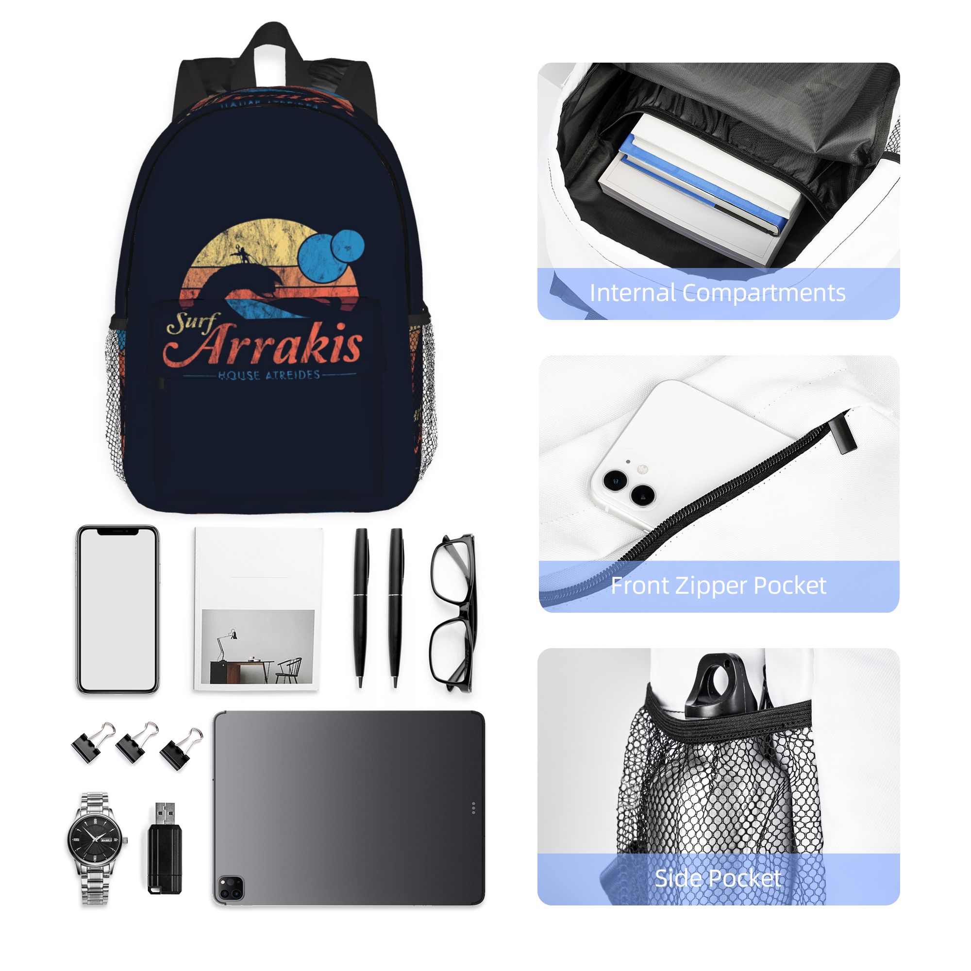 Visit Arrakis Distressed Surf  – Women Bags Dune Bewertung und Preis