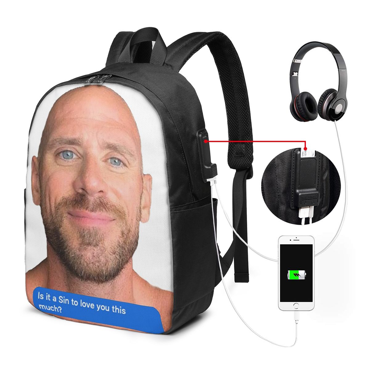 Johnny Sins Flirty Text Bubble – Women Bags For Women Bewertung und Preis