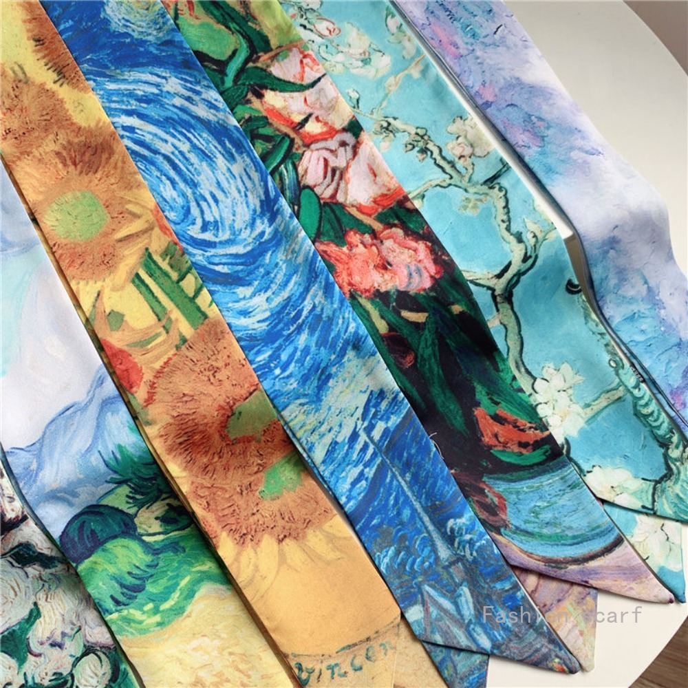 Van Gogh Serie Ölgemälde Seide – Women Bags Wholesale Bewertung und Preis