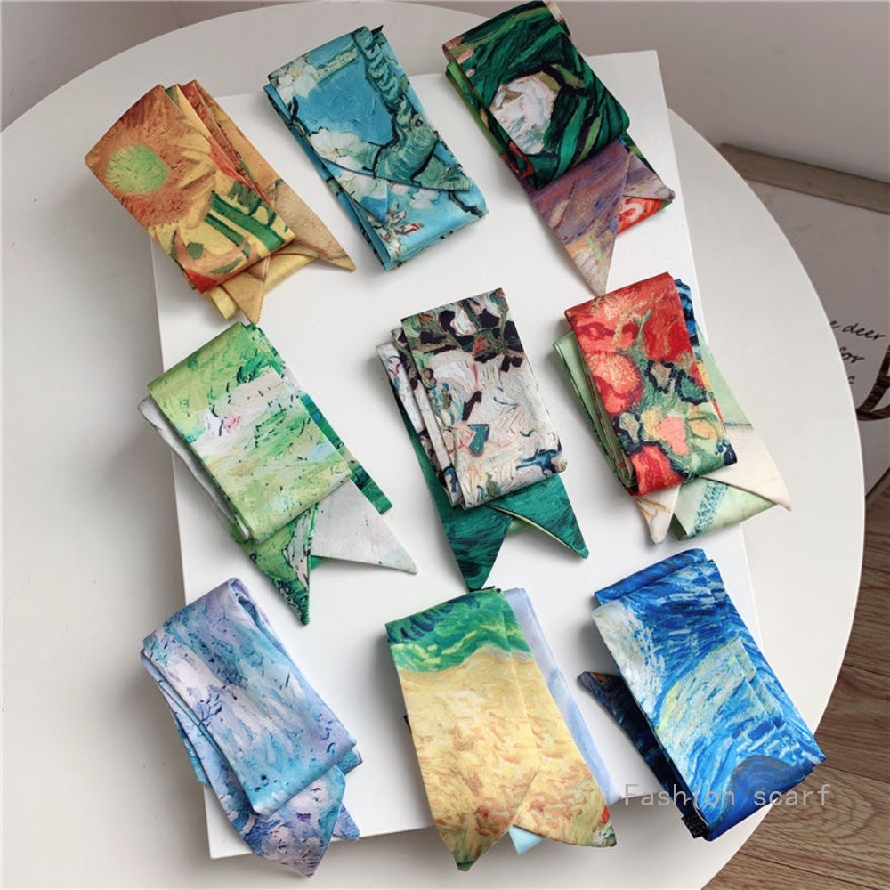 Van Gogh Serie Ölgemälde Seide – Women Bags Wholesale Bewertung und Preis