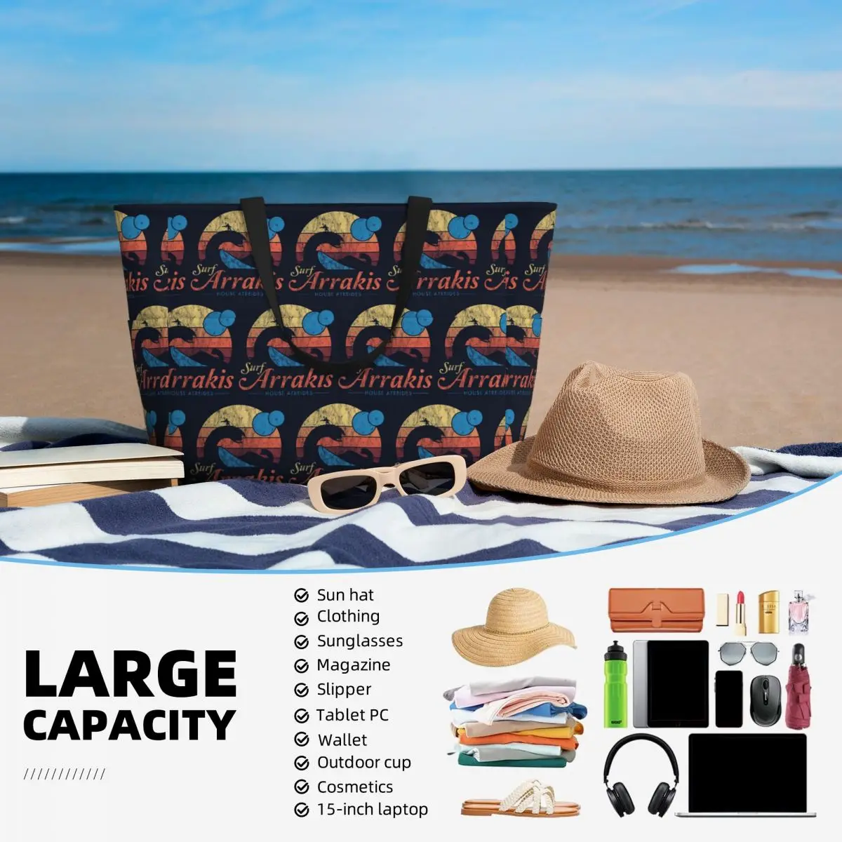 Visit Arrakis Distressed Surf  – Women Bags Dune Bewertung und Preis