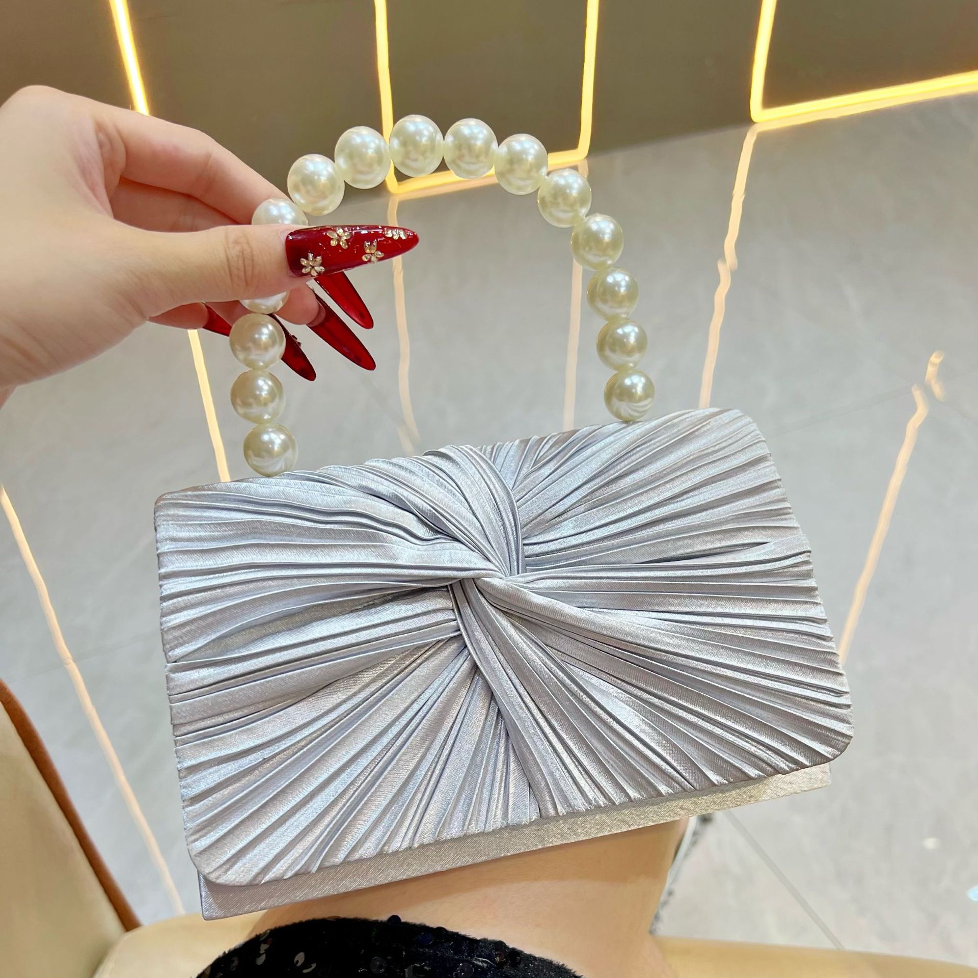 Damen Luxus Süße Plissee Abend – Women'S Evening Bags Bewertung und Preis
