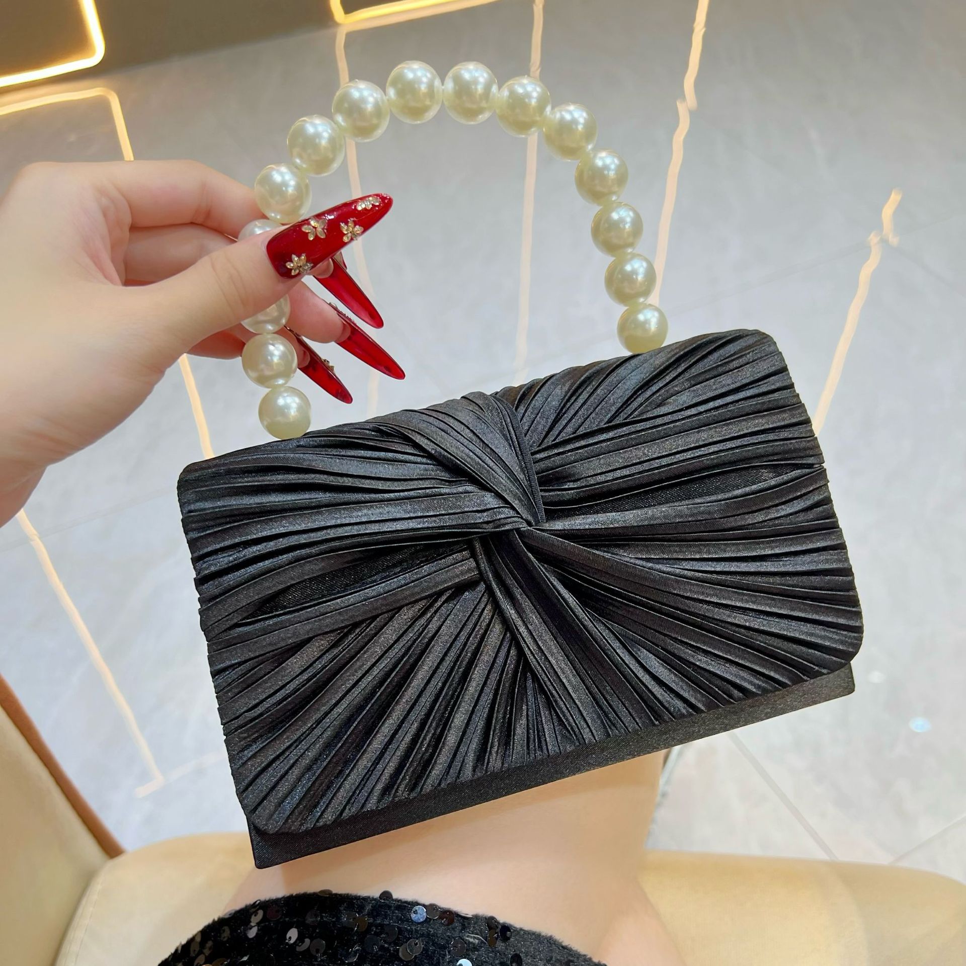 Damen Luxus Süße Plissee Abend – Women'S Evening Bags Bewertung und Preis