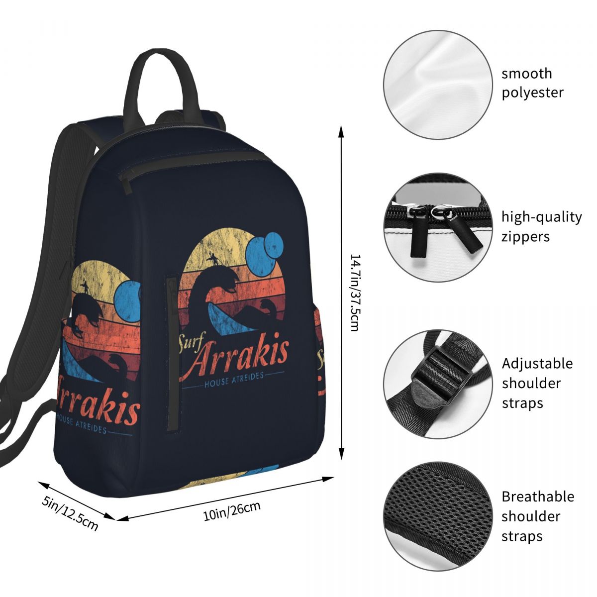 Visit Arrakis Distressed Surf  – Women Bags Dune Bewertung und Preis