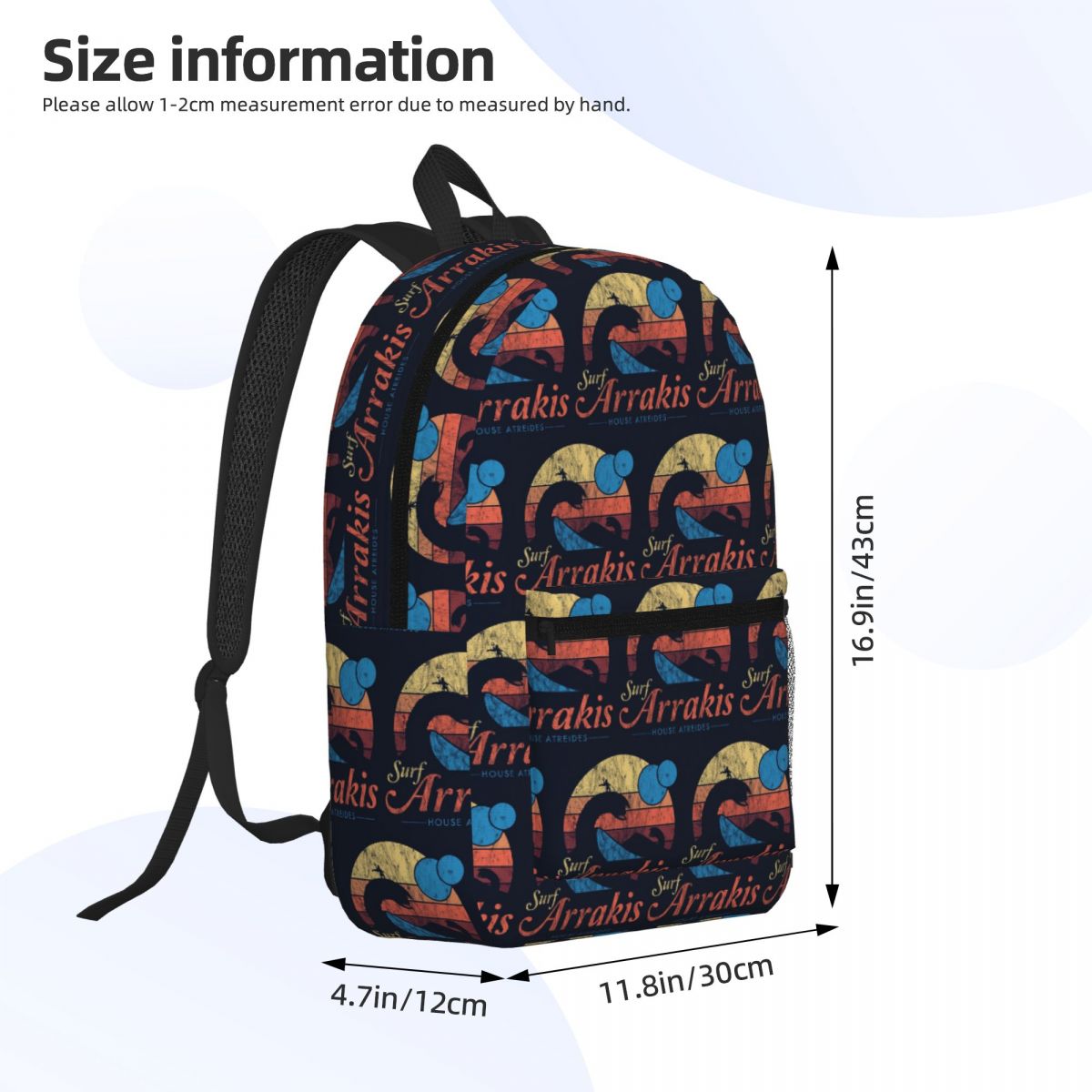 Visit Arrakis Distressed Surf  – Women Bags Dune Bewertung und Preis