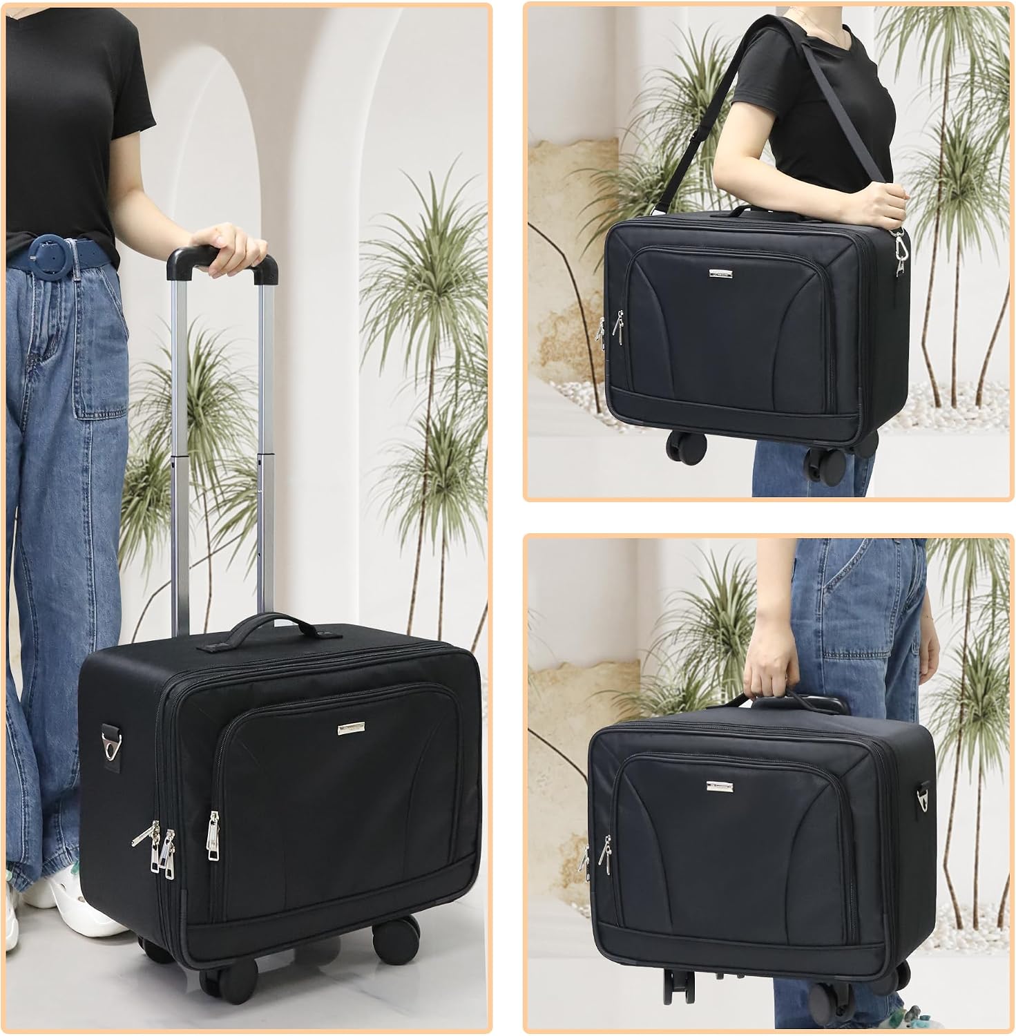 Extragroßer Rollender Make-up- – Women Bags For Women Bewertung und Preis