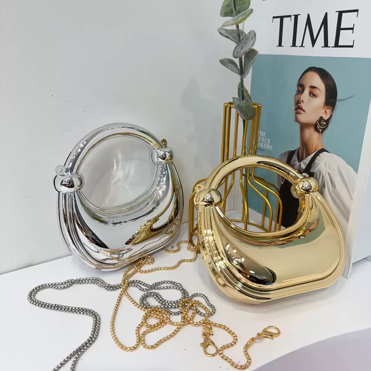 Mini Goldene Abendtasche Geldb – Women'S Evening Bags Bewertung und Preis