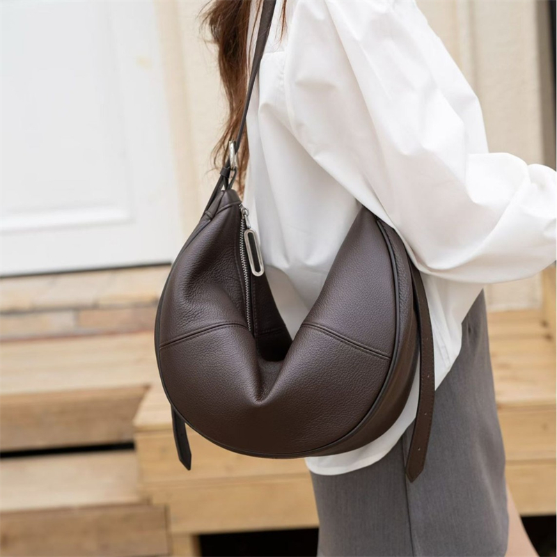 BURMINSA Weiche Echtleder-Halb – Women Bags For Work Bewertung und Preis