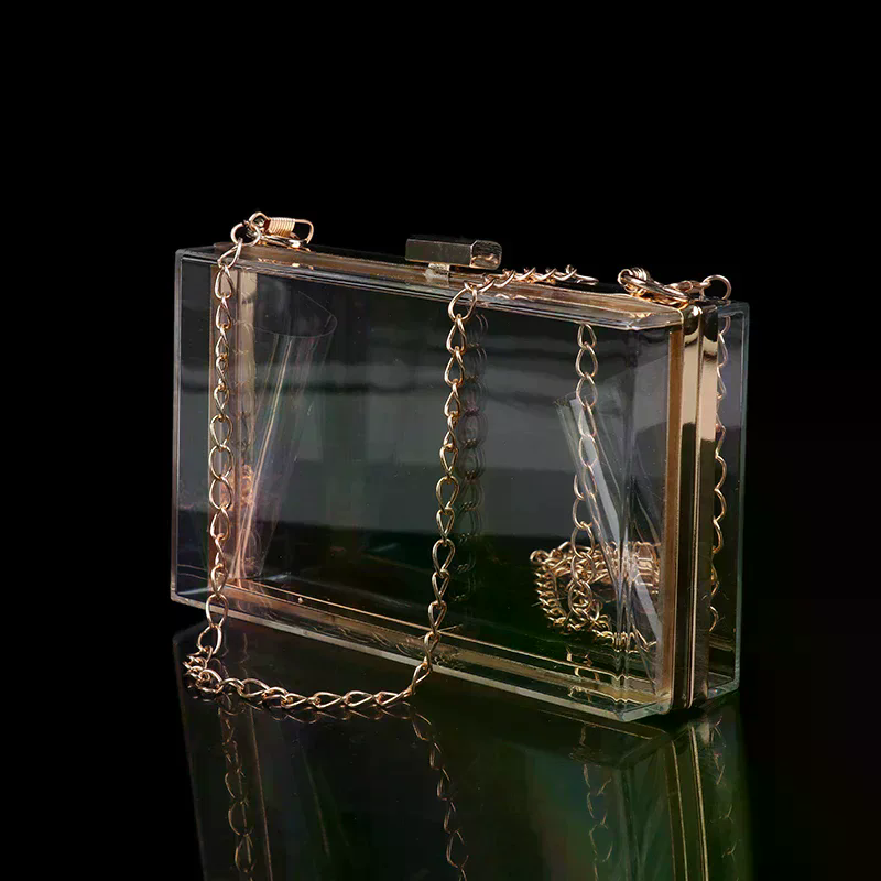 Transparente Acryl-Box-Clutch- – Women'S Evening Bags Bewertung und Preis