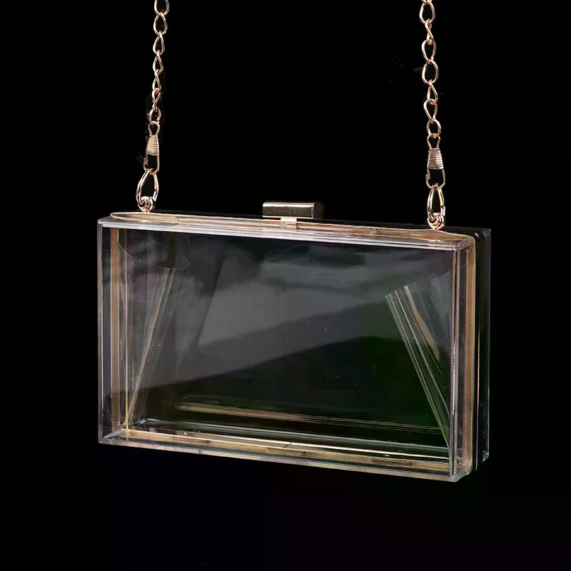 Transparente Acryl-Box-Clutch- – Women'S Evening Bags Bewertung und Preis