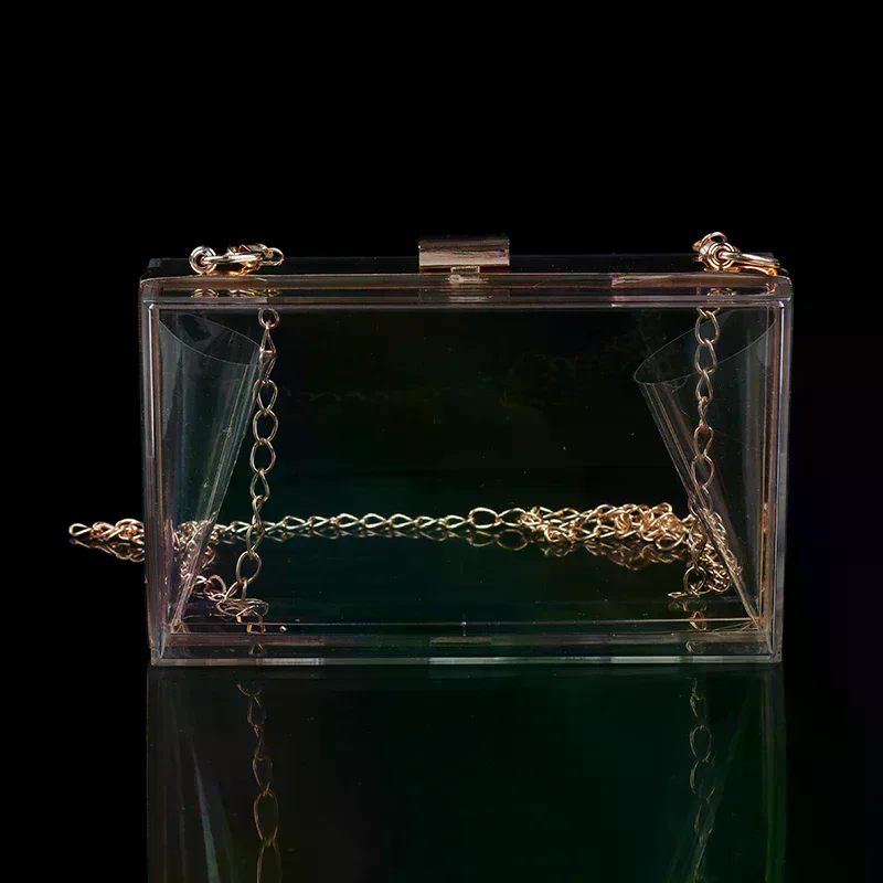 Transparente Acryl-Box-Clutch- – Women'S Evening Bags Bewertung und Preis