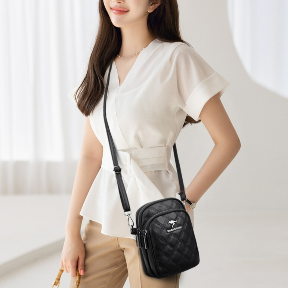 High-End-Leder-Schulter-Crossb – Women'S Kangaroo Bags Bewertung und Preis