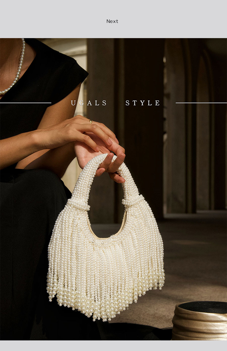 Designer-Clutch mit Perlengrif – Women'S Evening Bags Bewertung und Preis